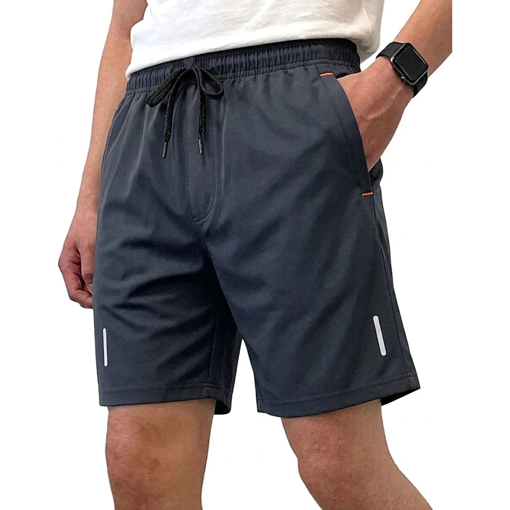 Summer Shorts Pants Men Quick Dry Athletic Workwear Casual Gym Man Outdoor Hiking Shorts Pants Beach Zipper Pocket Sweatpants