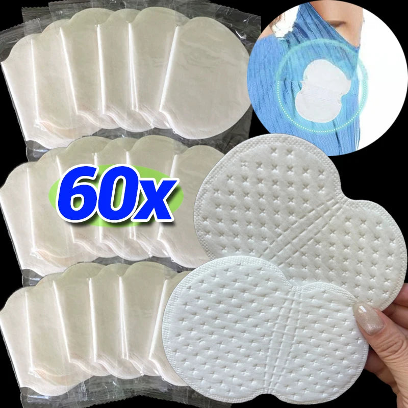 Invisible Underarm Armpit Sweat Pads Disposable Sweat-absorbing Patches Summer Deodorants Breathable Ultra-thin Non-woven Pads