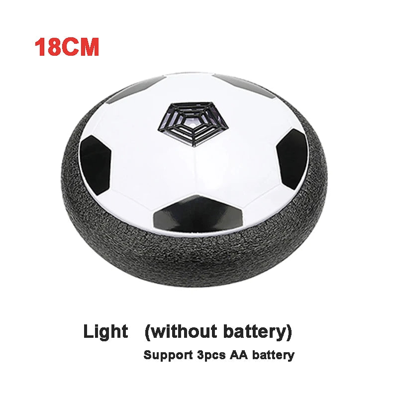 18/11cm Electric Soccer Ball Suspended  Football Toys Soccer Gliding Air Cushion Floating Foam Football Kids Gift with LED Light