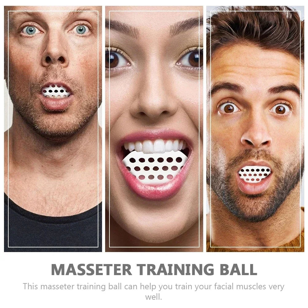 Face Masseter Jaw Exercise Muscle men mouth Exerciser chew ball bite breaker training Fitness Face Masseter men jaw