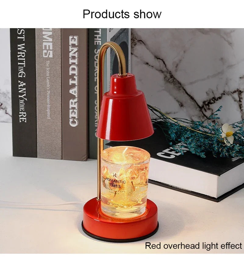 LED Nordic Aromatherapy Wax Melting Lamp EU/UK Adjustable Interior Furniture Home Bedroom Desk Decor Scented Candle Table Lamp