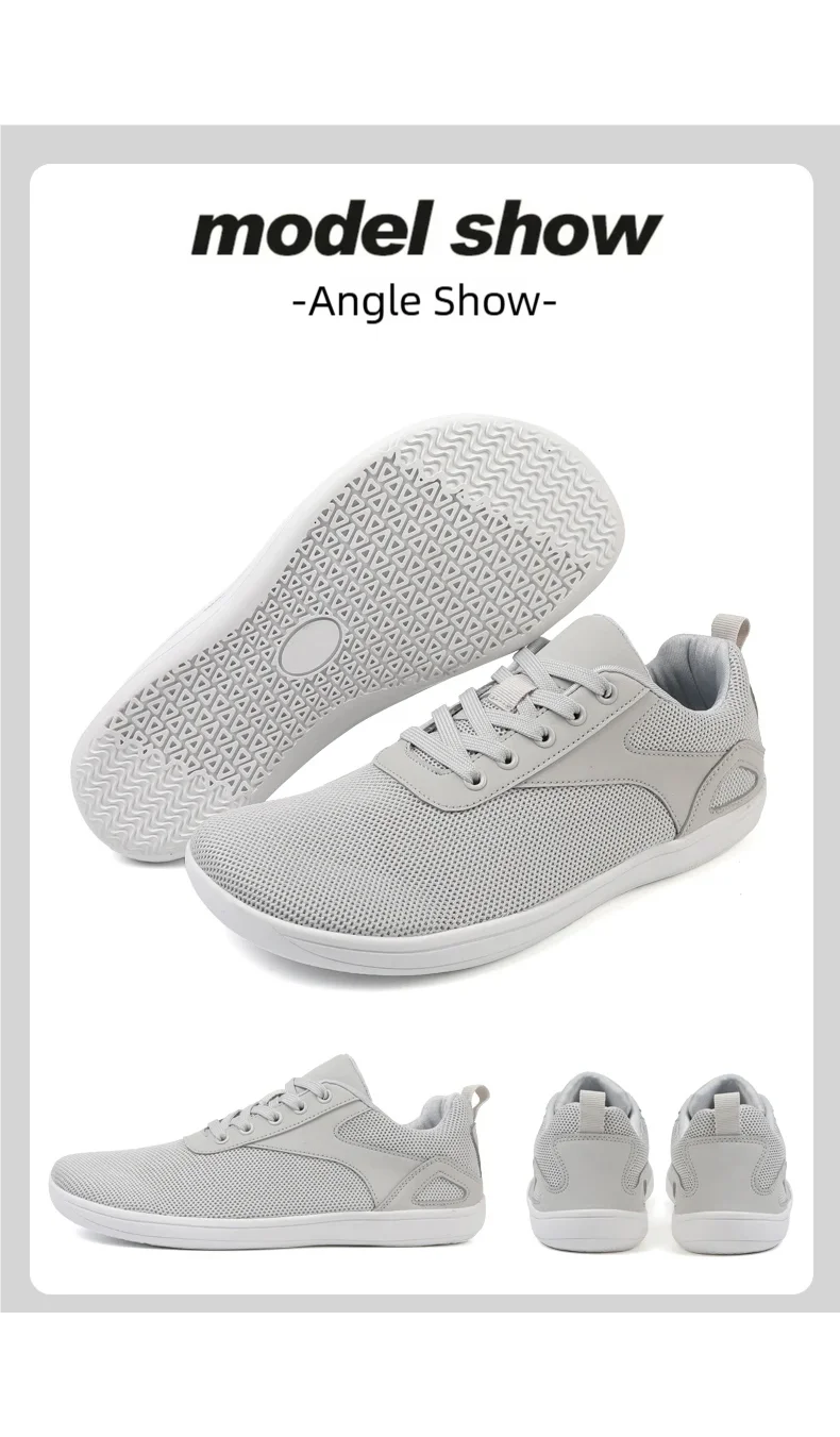 Wide-toed Shoes Men's Fashion Simple Casual Sports Shoes Barefoot Shoes Women's Jogging Shoes Walking Shoes