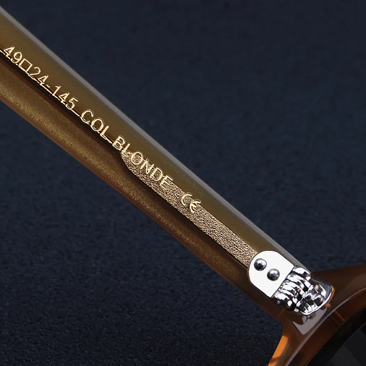 Johnny Depp Sunglasses Man Polarized Sun Glasses Luxury Brand Vintage Acetate Frame Blue Night Vision Goggles Woman