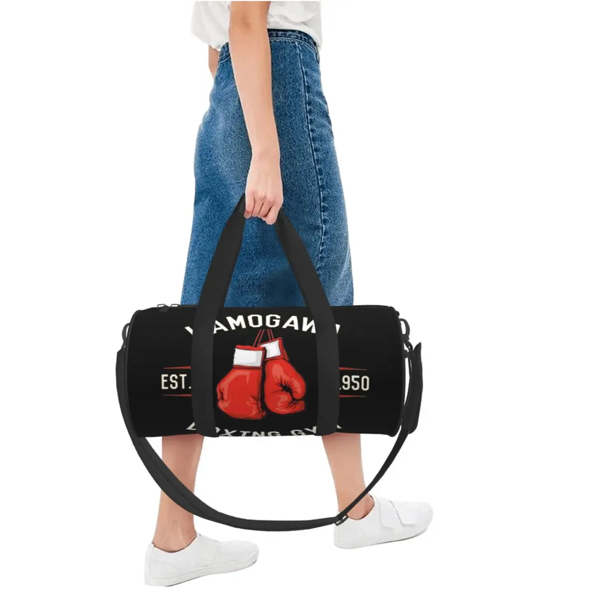 Kamogawa Boxing Gym Duffle Gym Bag for Boxing Hajime no Ippo KBG Gym Bag Waterproof Sports Overnight Travel Bags Backpack