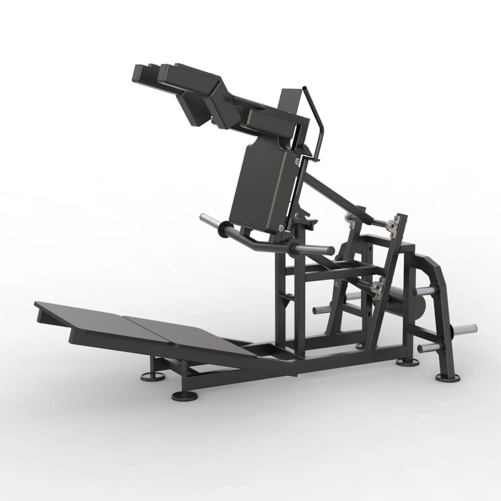 Gym Fitness Equipment Super Squat Trainer Wholesale Two-track Hack Squat Legs Muscle Strength Training Machine