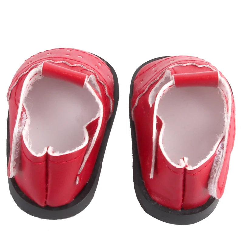 5.5cm Lovely Bow Doll Shoes For 14 Inch American& EXO Doll 1/6 New Mini Shoes Boots Accessories For 32-33 Russia DIY Doll,Nancy