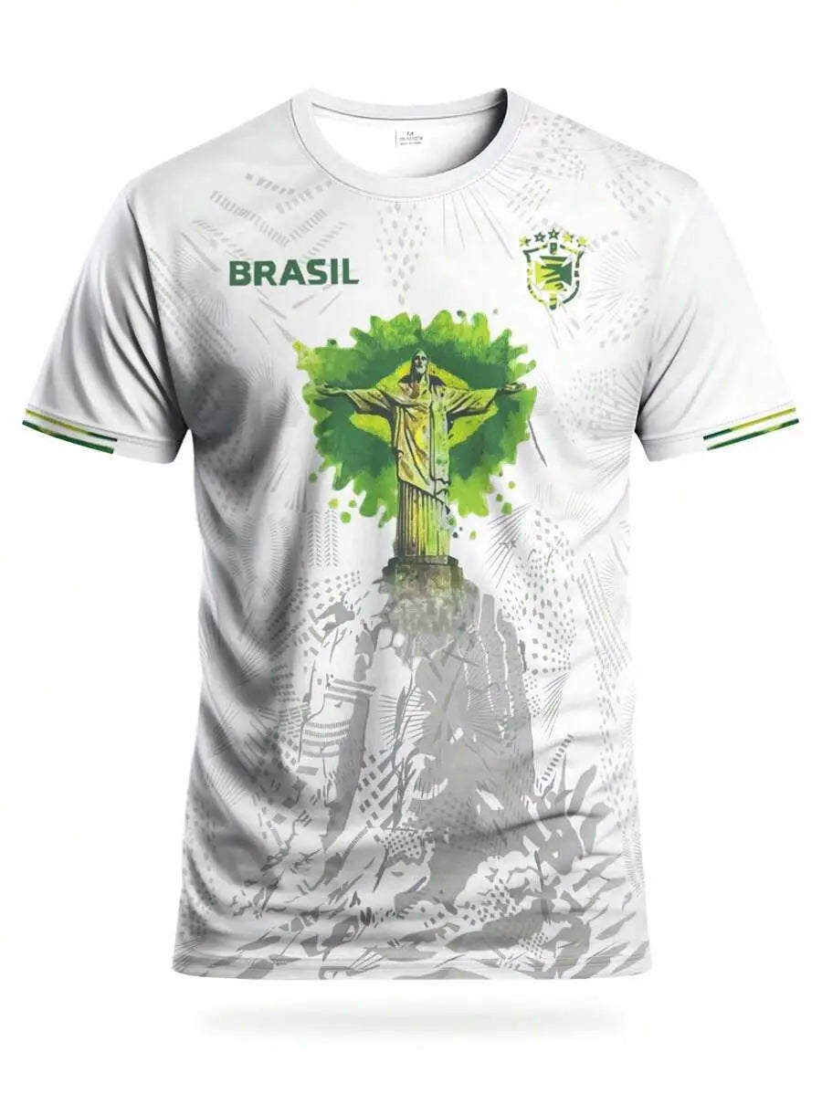 Brazilian Men's Football Soccer Jersey Shirt Goalkeeper Professional Training Uniform  Mexican Men's Kids Adult Short-Sleeve Pro