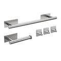 5-Piece Bathroom Hardware Set – Wall-Mounted Accessories Including Towel Bar, Hooks, and Toilet Paper Holder