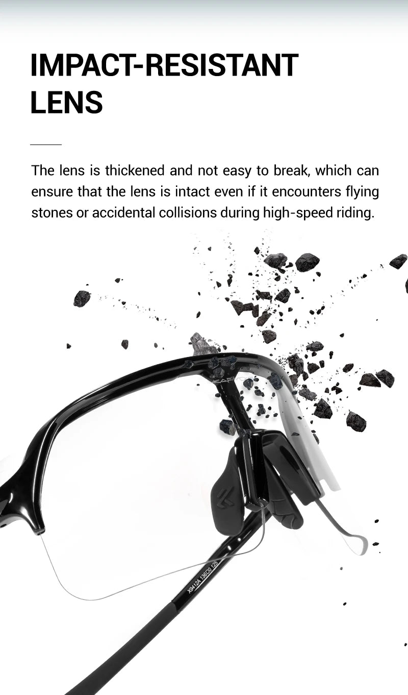 KAPVOE New Photochromic Hiking Eyewear Sunglasses Man Cycling Glasses Driving Bicycle Women MTB Bike Outdoor Sport UV400 Goggles