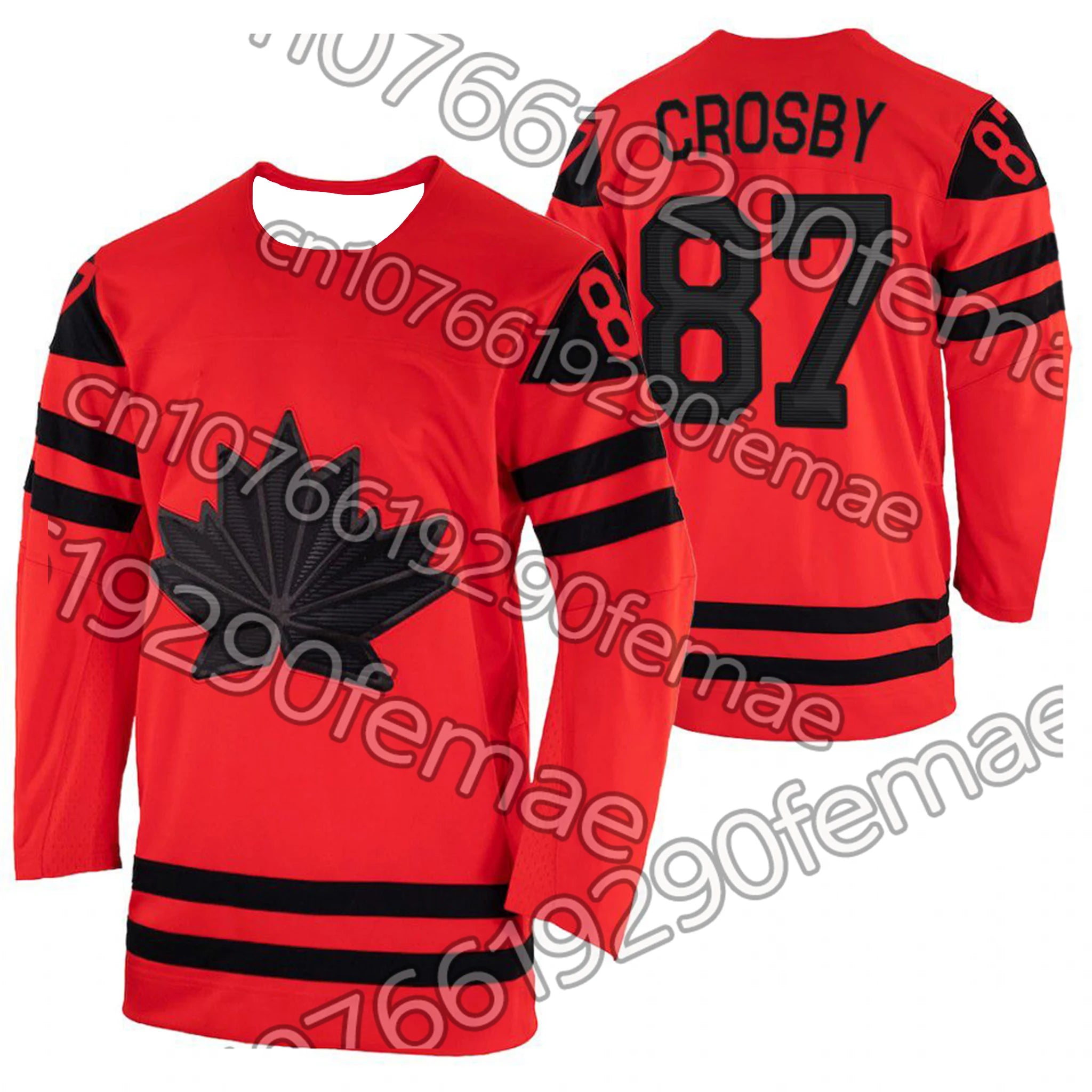2026 Canada Men's Hockey Jersey T-shirt |Crosby MacKinnon Same Style Fan Gear | Breathable Sportswear for Spring Summer