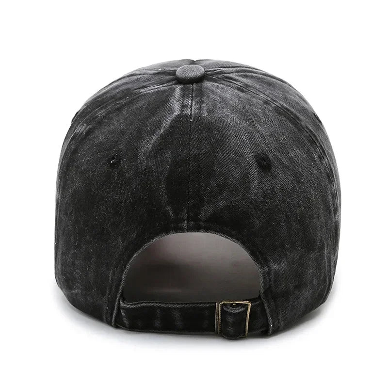 Vintage Letter ROCK Embroidery Baseball Cap Fashion Hip Hop Dad Trucker Hat Unisex Summer Sunshade Sport Hats