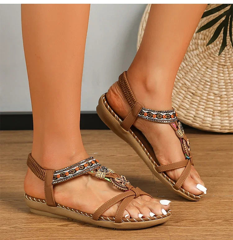 2025 New Women's Sandals Summer Sandals for Shoes Woman Colorful Beach Sandalias De Mujer Non-Slip Summer Footwear Women Mujer