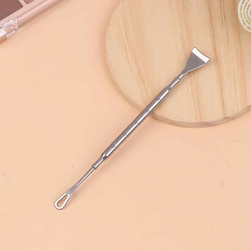 Double Head Stainless Steel Blackhead Scraper Beauty Tool For Facial Pore Cleaning Comedone Whitehead Popping Blemish Extractor