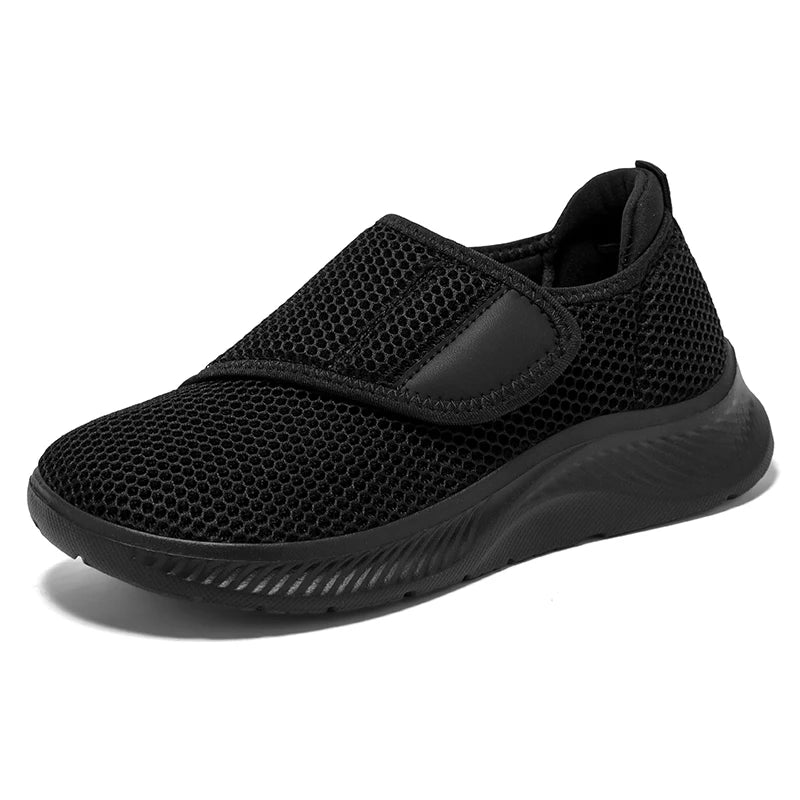 Wide Toe Box Walking Shoes Elderly Men Women Comfort Diabetic Shoes Swollen Foot Orthopedic Sneakers Thumb Eversion Pain Relif