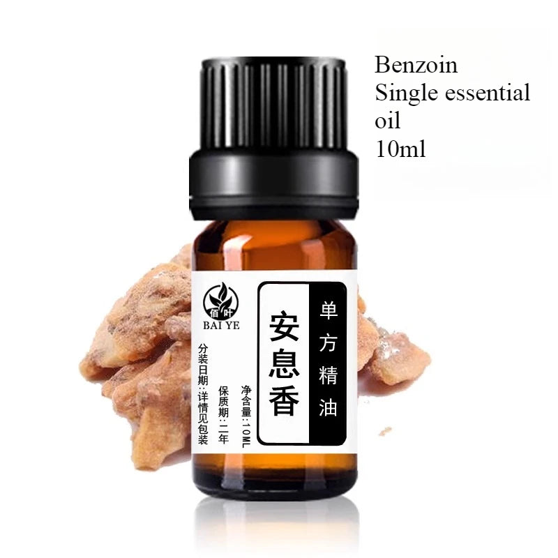10ml Natural Extract Single Formula Benzoin Essential Oil Aromatherapy/long-lasting fragrance/invigorating spirit bedroom office