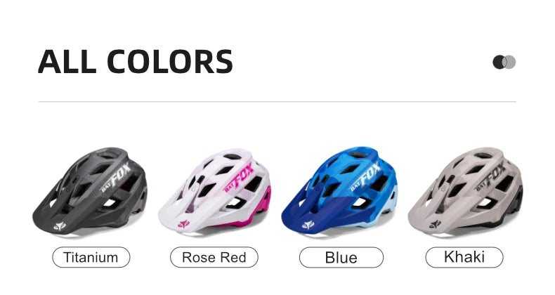 BATFOX 2025 New Mountain Bike Helmet Summer Colorful Cycling Helmet for Adults Youth Men and Women Speed Racing Bicycle Helmets