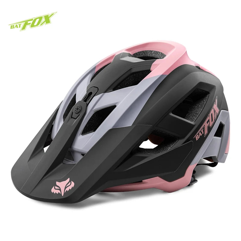 BATFOX 2025 New Mountain Bike Helmet Summer Colorful Cycling Helmet for Adults Youth Men and Women Speed Racing Bicycle Helmets