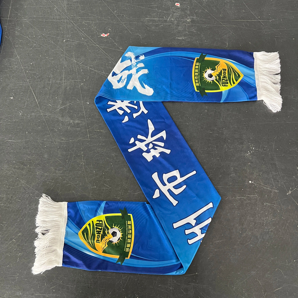 Custom Soccer Club Scarf Personalized Football Team Scarf with Your Logo Name Double-Sided Knit Jacquard Printed Sports FanScarf
