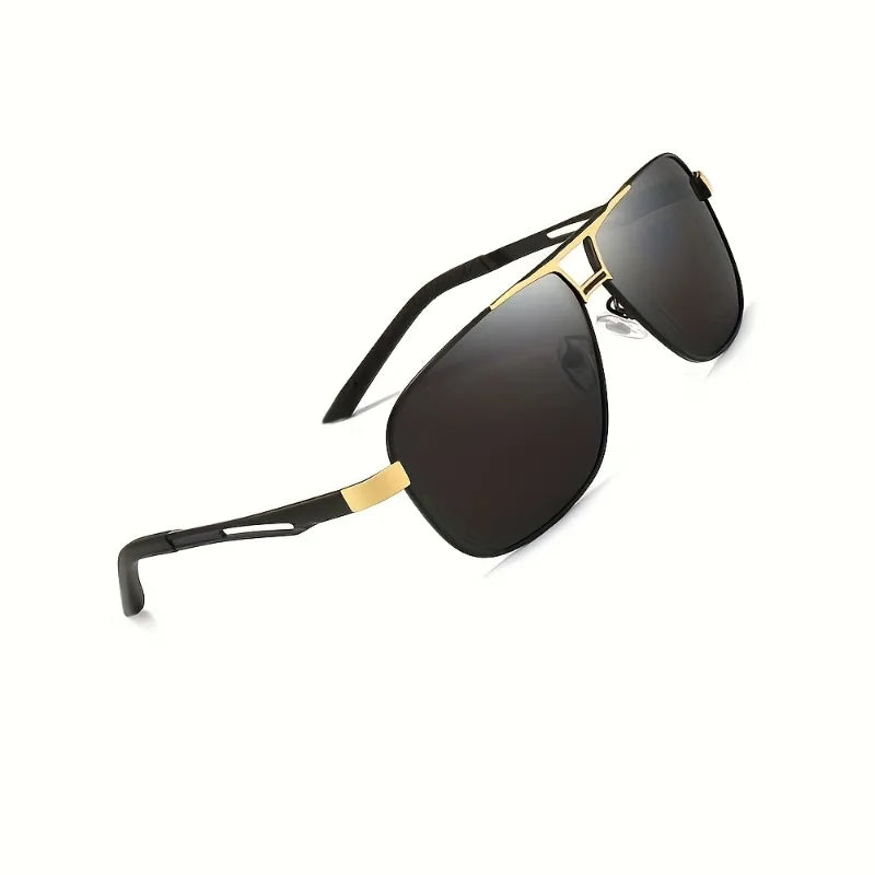 1PCS Unisex Retro Pilot Sunglasses, classic style for daily wear, parties and gifts.