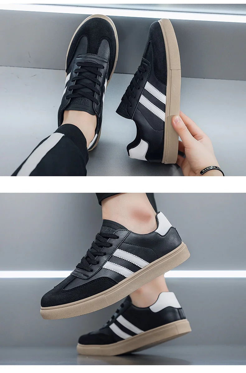 Hot Sale Casual Sneakers Men Classic Design Skateboard Shoes Man Comfy Low-cut Flat Sneakers Outdoor Non-slip Men's Sports Shoes