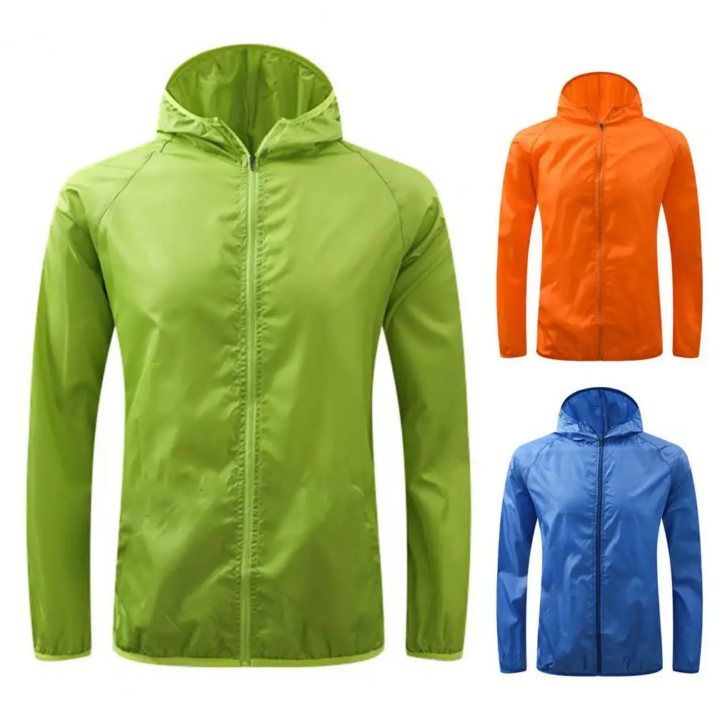 Summer UV Women Men Skin Coat Thin Quick Drying Sunscreen Coats Summer Anti uv Unisex Sports Jogging Windbreaker