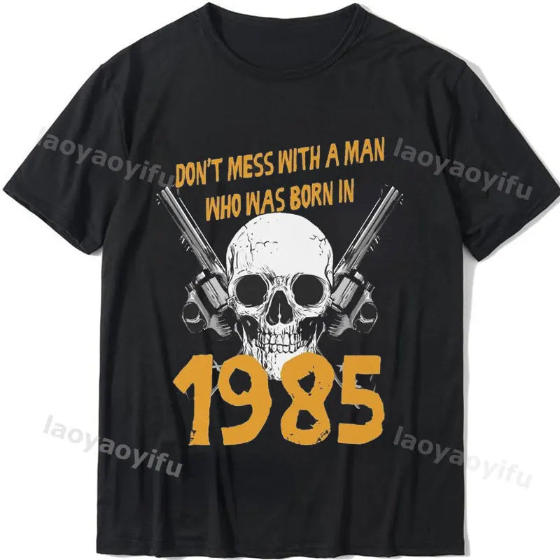 2024 Unisex Summer Tops Tshirt Vintage 1984 Classics Tshire Streetwear Printed T-shirt Top  Retro Style Tshirt