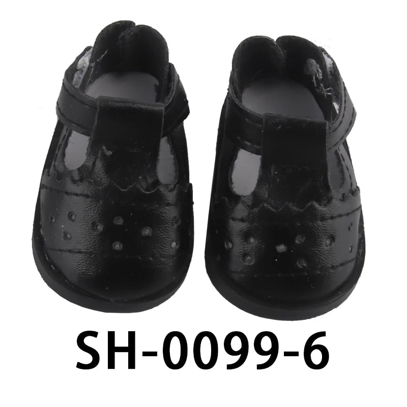 5.5cm Lovely Bow Doll Shoes For 14 Inch American& EXO Doll 1/6 New Mini Shoes Boots Accessories For 32-33 Russia DIY Doll,Nancy