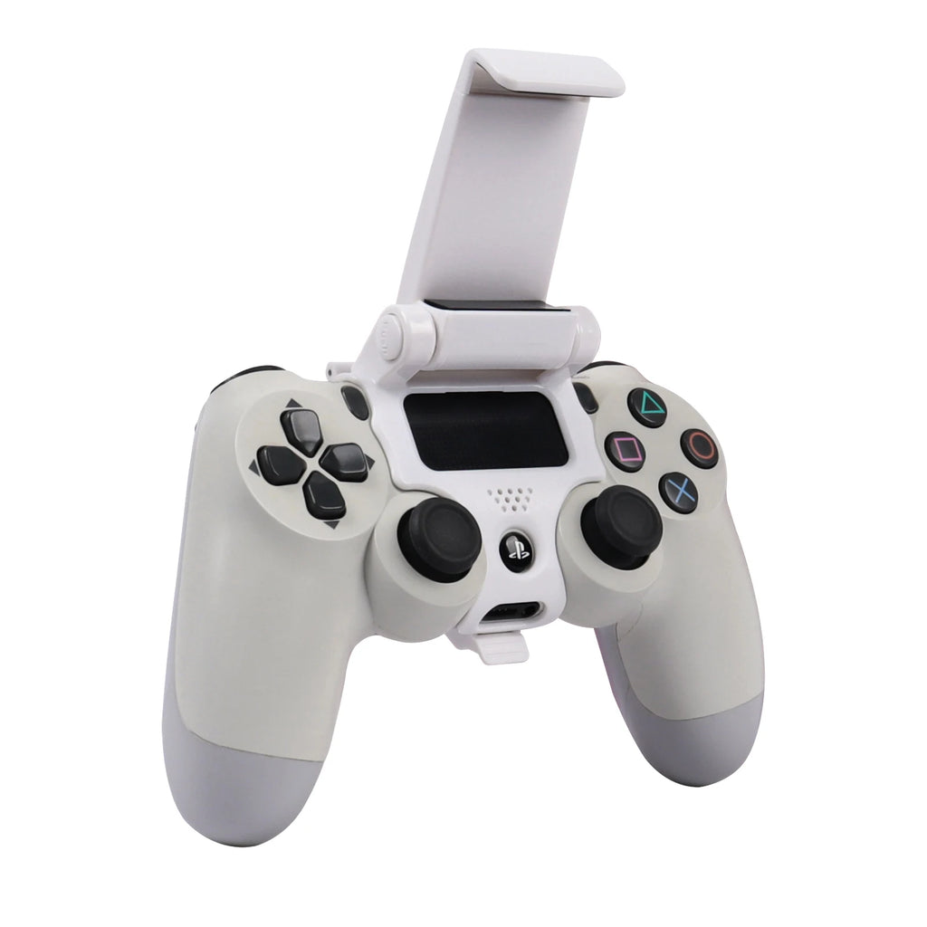 Black Adjustable Gamepad Mount Bracket For PS4 SLIM PRO Joystick Foldable Mobile Phone Stand Clip For PS4 Controller Grip Holder