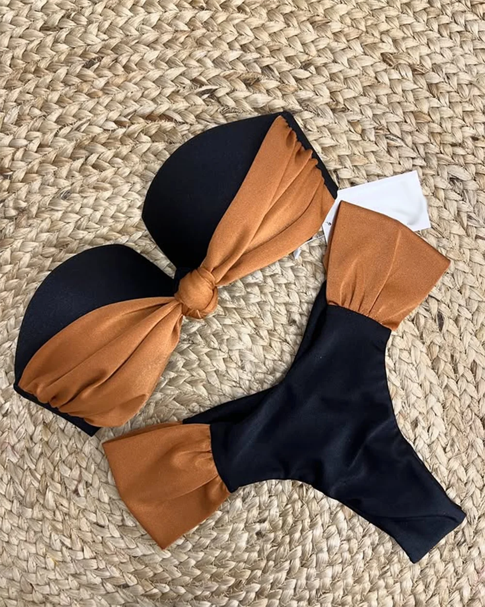 2024 Sexy Brazilian Bikini Set High Waist Black Printed Women Swimwear Push Up Bikinis Swimsuit Female Biquini Bathing Suit