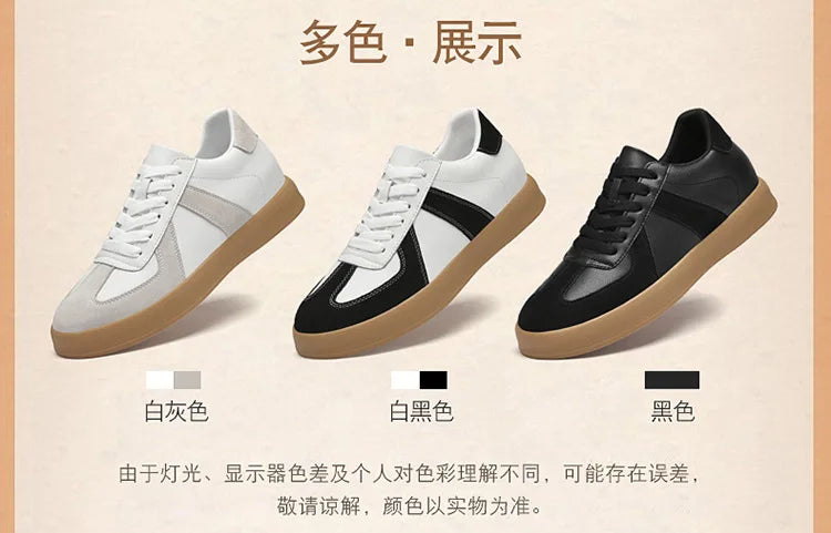 Man Vintage Elevator Shoes Height Increase Insole 8cm Taller Lift Sneakers Shoes Men Leisure Fashion Sports White Shoes