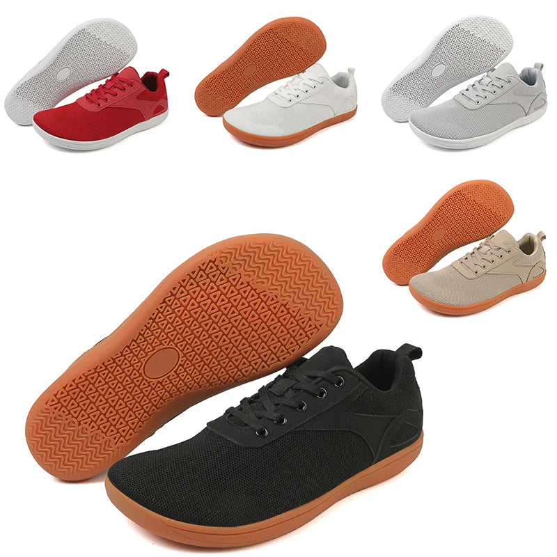 Wide-toed Shoes Men's Fashion Simple Casual Sports Shoes Barefoot Shoes Women's Jogging Shoes Walking Shoes