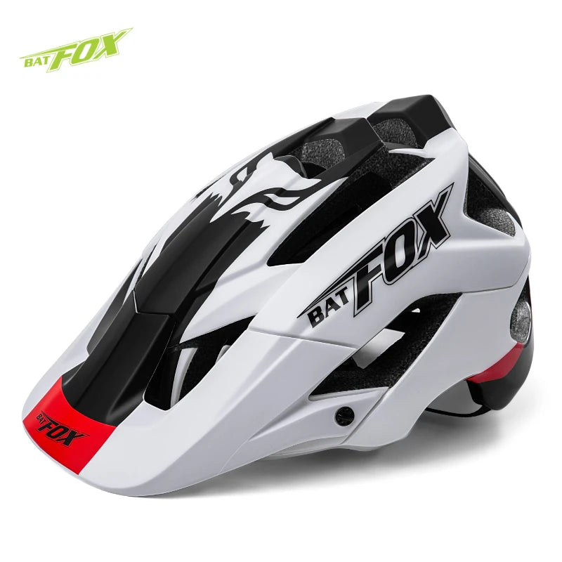 BATFOX 2025 New Mountain Bike Helmet Summer Colorful Cycling Helmet for Adults Youth Men and Women Speed Racing Bicycle Helmets
