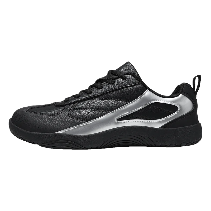 Men's Sports Shoes New Low Heel Round Toe Flat Heel Leather Surface Breathable and Comfortable Lace-up Couple's Style