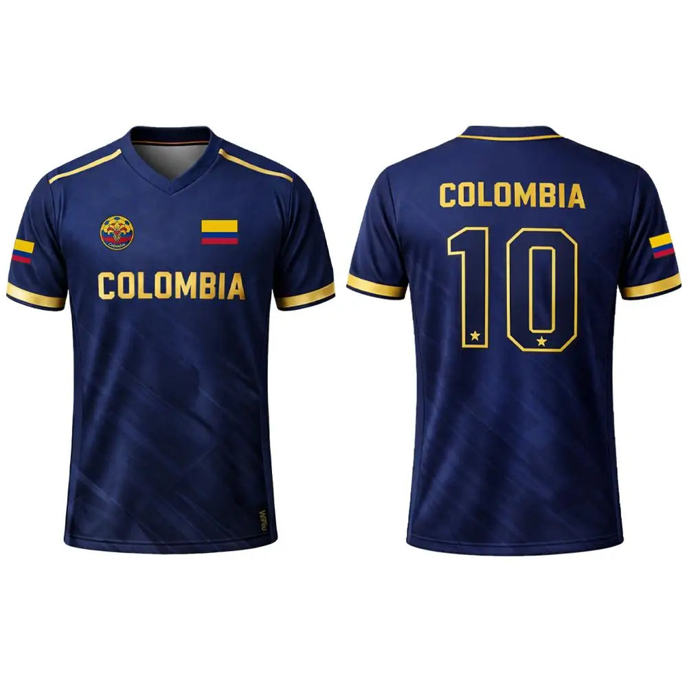 Colombia Flag 3D Printed Jersey Summer Outdoor Sports Breathable Short-sleeved Football Training Top Unisex Casual  Tee Moto