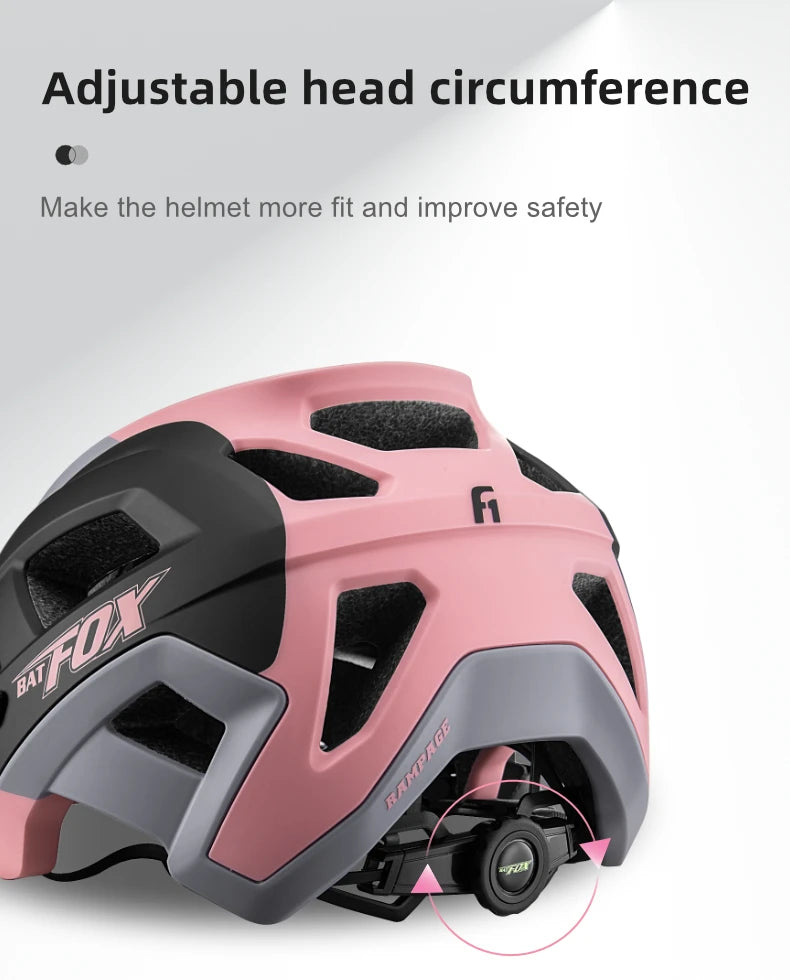 BATFOX 2025 New Mountain Bike Helmet Summer Colorful Cycling Helmet for Adults Youth Men and Women Speed Racing Bicycle Helmets