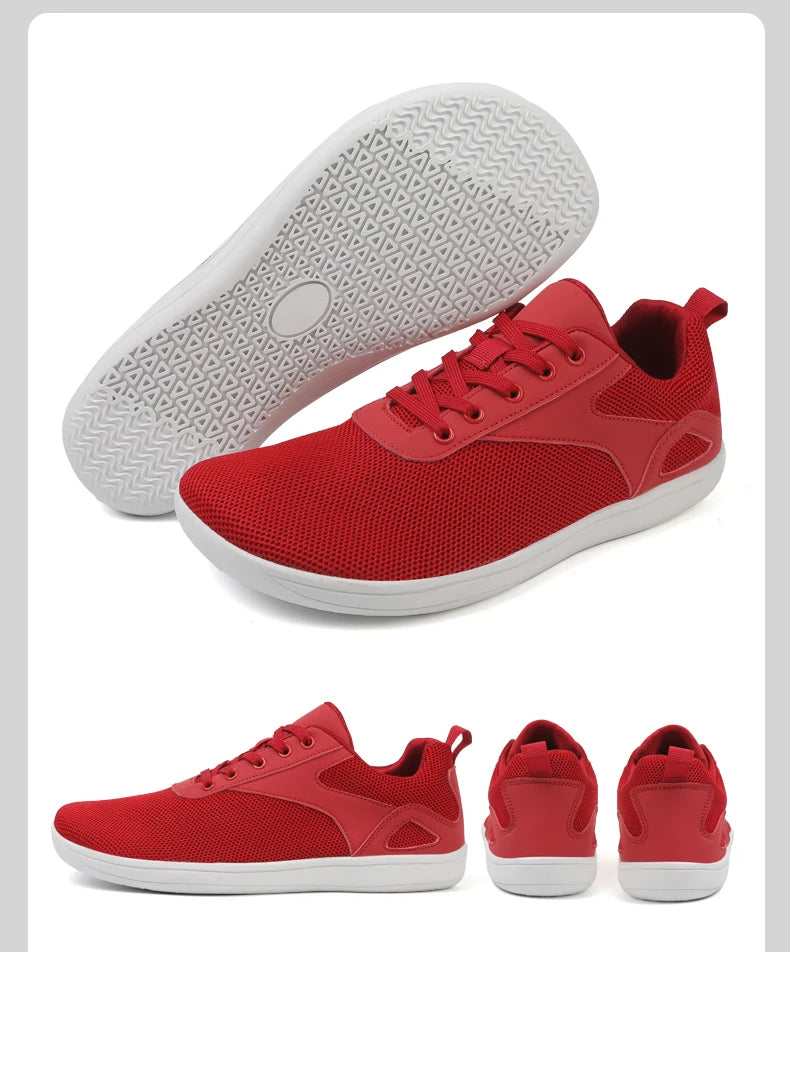 Wide-toed Shoes Men's Fashion Simple Casual Sports Shoes Barefoot Shoes Women's Jogging Shoes Walking Shoes