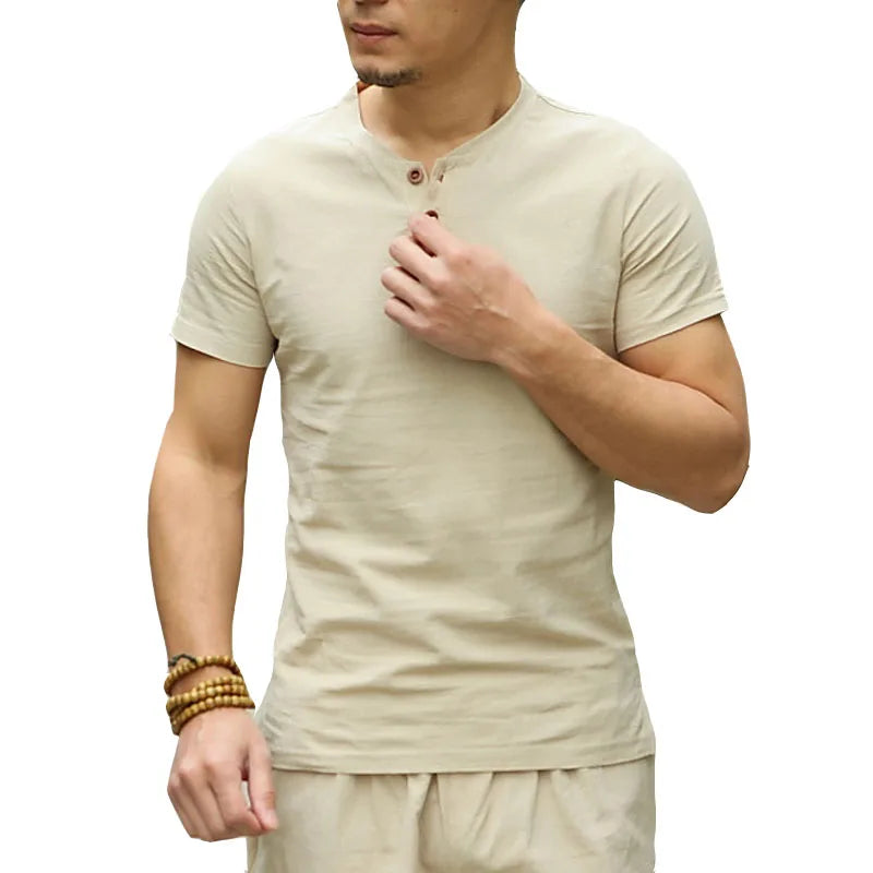 Plus size Summer men shirt 5XL 6XL 7XL 8XL 9XL 10XL linen short sleeve large size shirt men 5 color