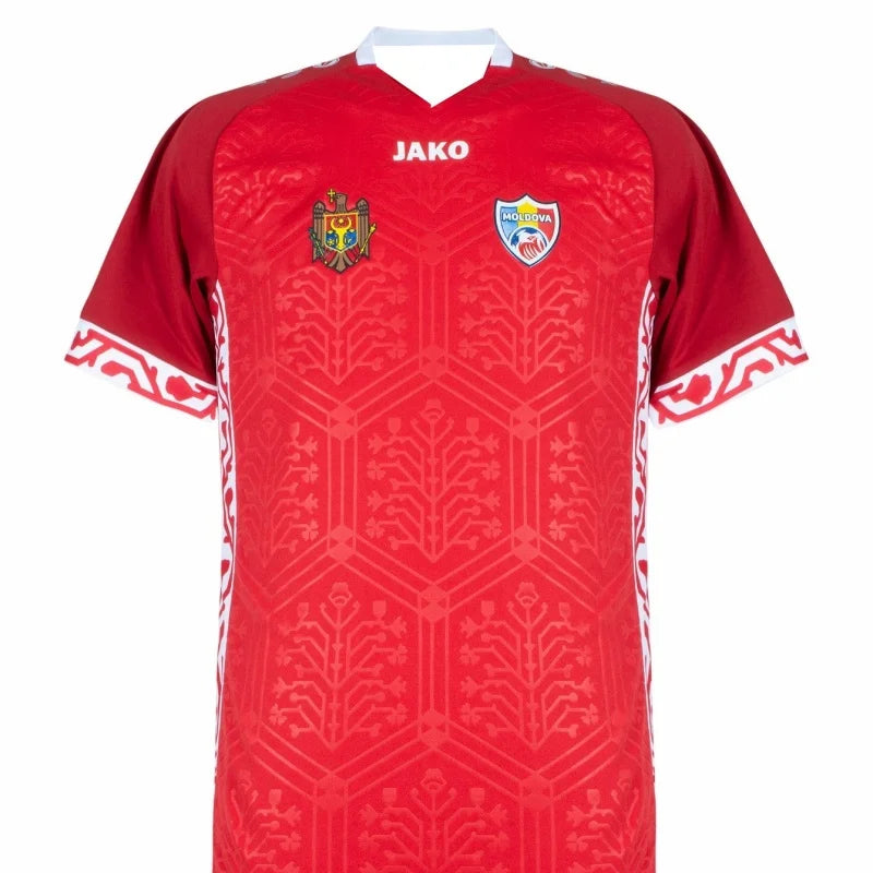 New Arrival _Moldova National Team Home Soccer Jersey Kids Adults Suitable for Daily and Training Wear Family kids tees fashion
