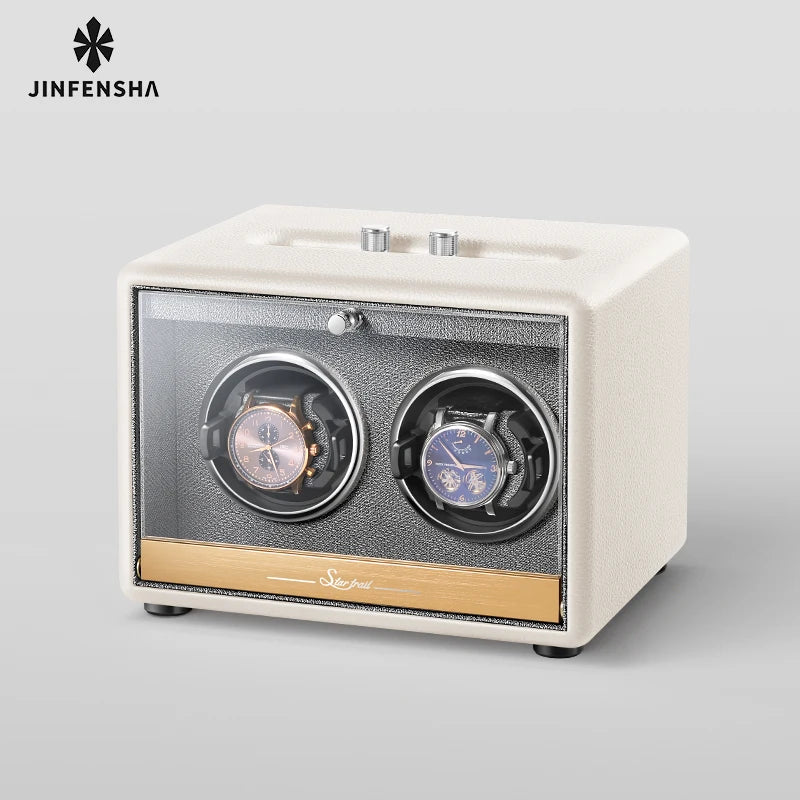 Winder Watch Organizer Storage Box Rotator Mechanical Watch Automatic Luxury Box Safe Deposit Boxes Shaker Display Gifts