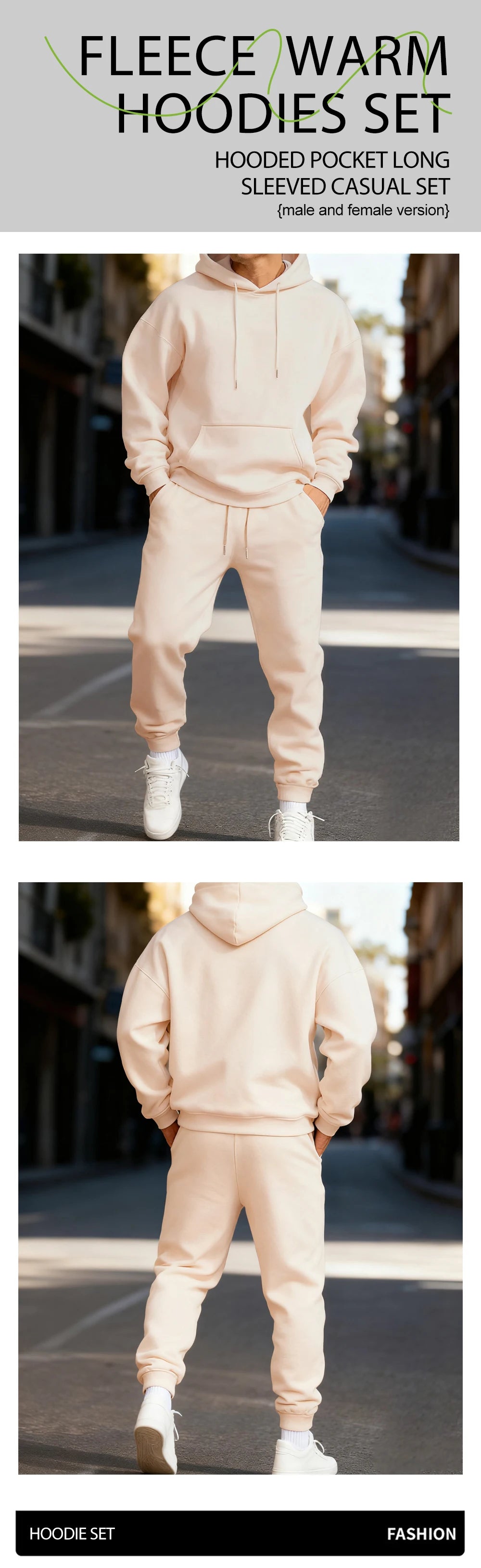 Brooklyn New York 1898 Printing Man Hoodie Set Street Couple'S Two Pices Sets Comfortable Fashion Pants Jogging Loose Streetwear