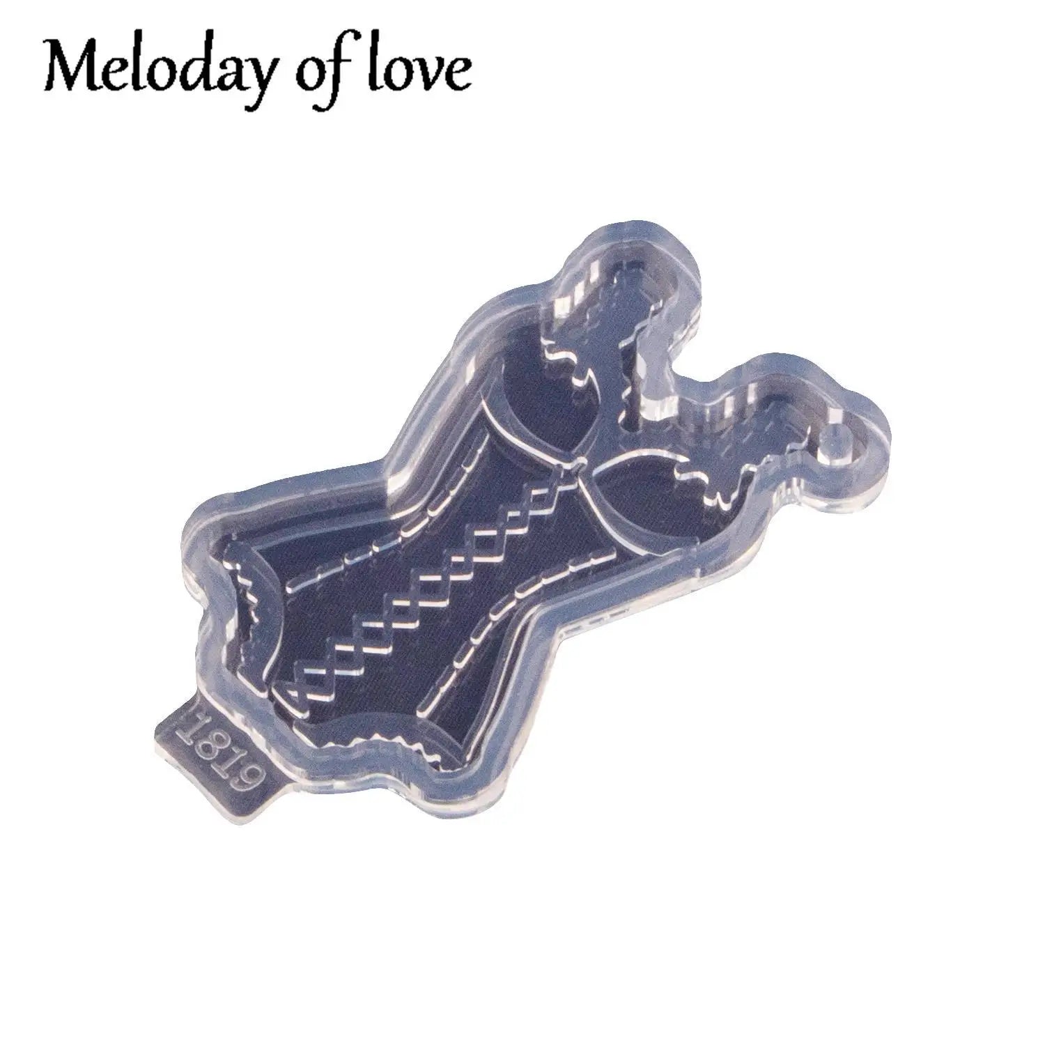 Glossy Girl Bikini Epoxy Silicone Resin Keychain Molds, Chocolate Fondant Sugarcraft Sugar Craft Swimsuit Molds DIY Cake DY1837