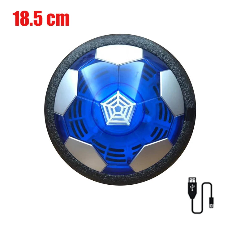 18/11cm Electric Soccer Ball Suspended  Football Toys Soccer Gliding Air Cushion Floating Foam Football Kids Gift with LED Light