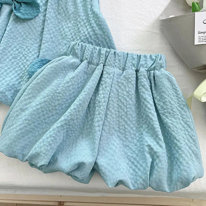 2025 New Summer Baby Girl Party Dress Sleeveless Cotton Solid Color Sister Clothing  2-7Yrs Kids Princess Dresses