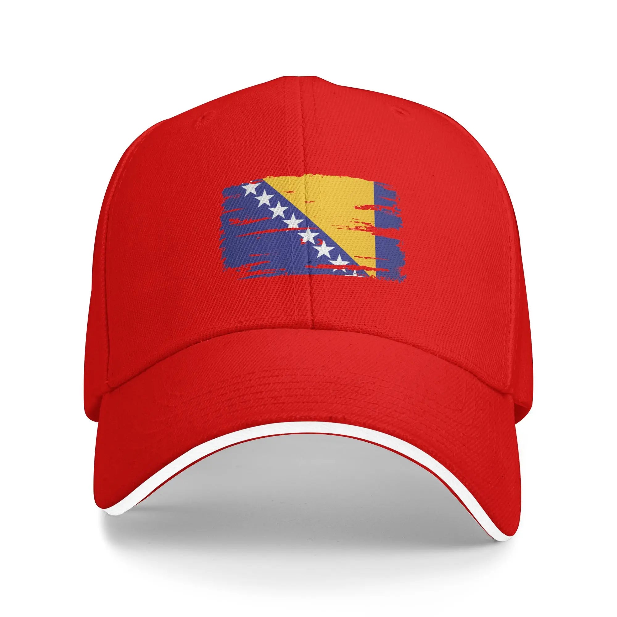 Bosnia Flag Symbol Casual Baseball Cap  Outdoor Sport Hip Hop Hats Summer Hot Sale Unisex Men Vintage Baseball Caps