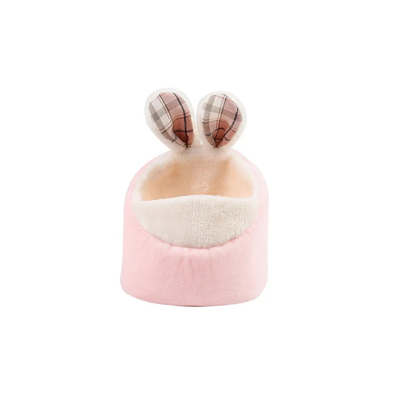 Hamster Cage Accessories Pet Toy Kennel Cold Shelter Pet hamster Nest Keep Warm Nests Mini Hamster Supplies