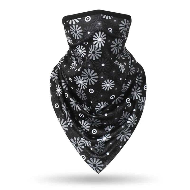 Sports Scarf for Cycling, Cooling Face Mask, Windproof Neck Gaiter, UV Protection Scarf for Beach, Fashion Bandana for Men Women