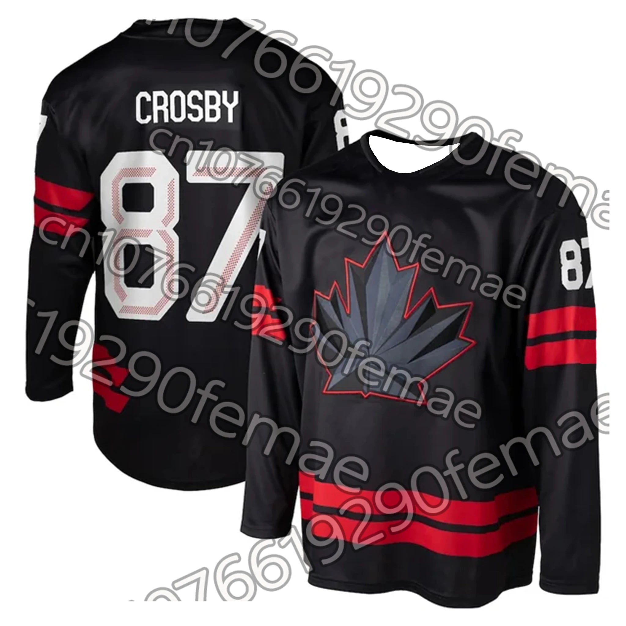 2026 Canada Men's Hockey Jersey T-shirt |Crosby MacKinnon Same Style Fan Gear | Breathable Sportswear for Spring Summer