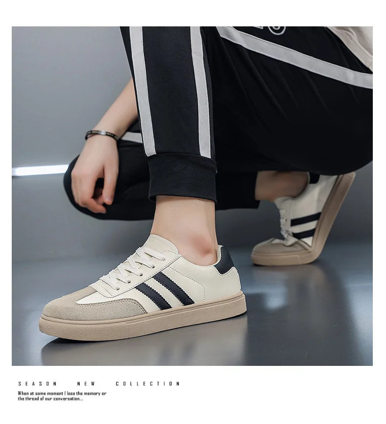Hot Sale Casual Sneakers Men Classic Design Skateboard Shoes Man Comfy Low-cut Flat Sneakers Outdoor Non-slip Men's Sports Shoes