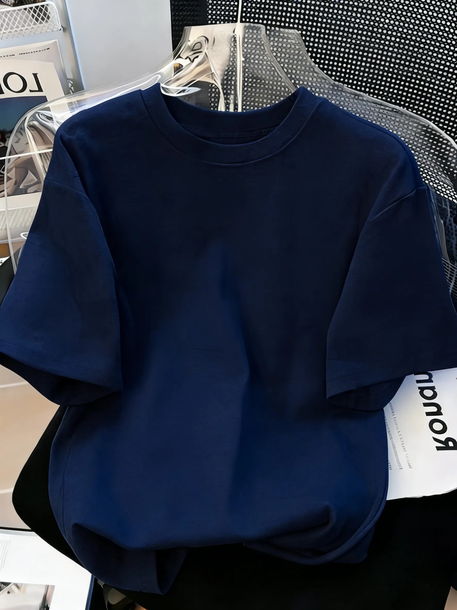 Solid Beach Summer T-Shirt For Man 21 Color S-3XL Cotton Short Sleeve All-Match Basics Street Streetwear Soft Breathable Clothes