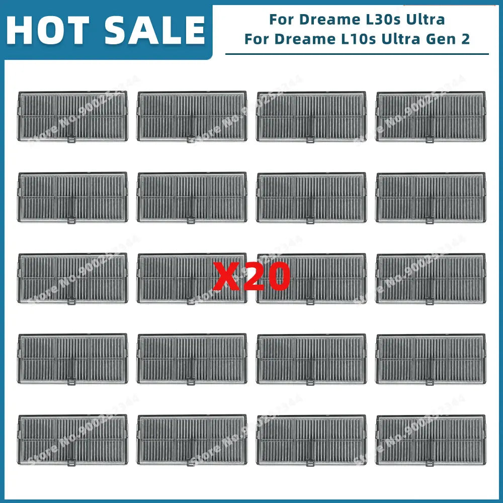 Compatible For Dreame L10s Ultra Gen 2 / L30s Ultra / L30 Pro Ultra Parts Accessories Main Side Brush Filter Mop Cloth Dust Bag